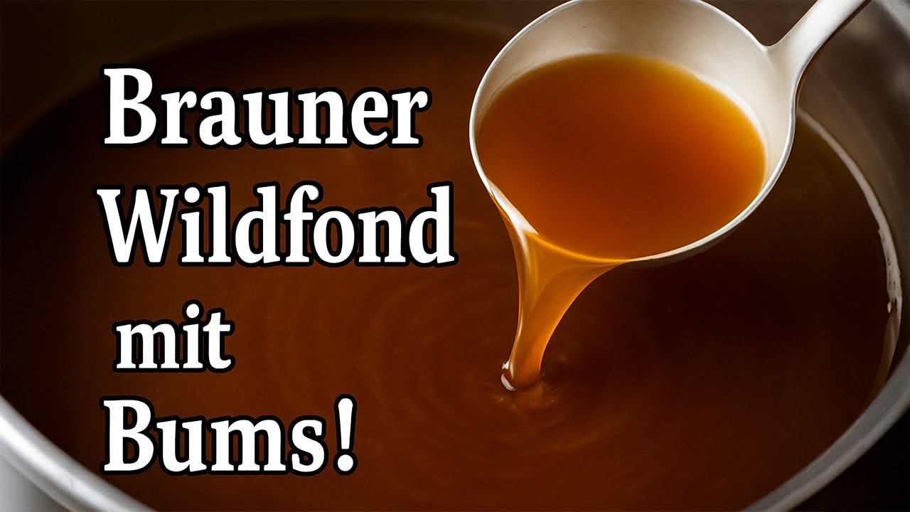Kr&auml;ftige braune Wildbr&uuml;he kochen &ndash; die perfekte Basis f&uuml;r alle Wildgerichte