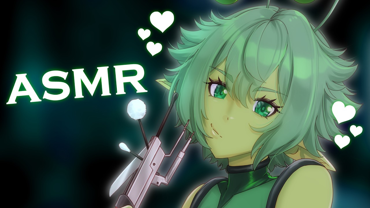 【ASMR】Curious Alien Girl Probes You &hearts;︎【Chu's, Licka, Personal Attention 】