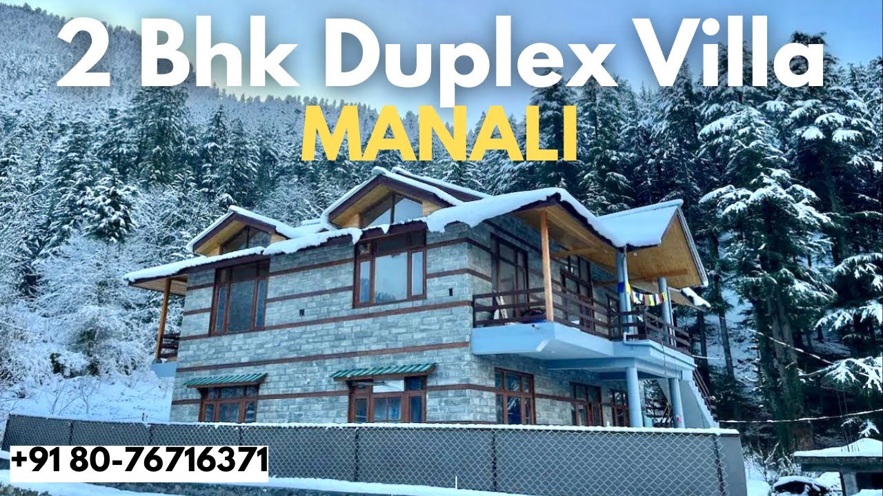 2BHK Duplex Villa in Manali | Modern Interiors | Fully Furnished Kitchen | Book Now +91 8076716371 📞
