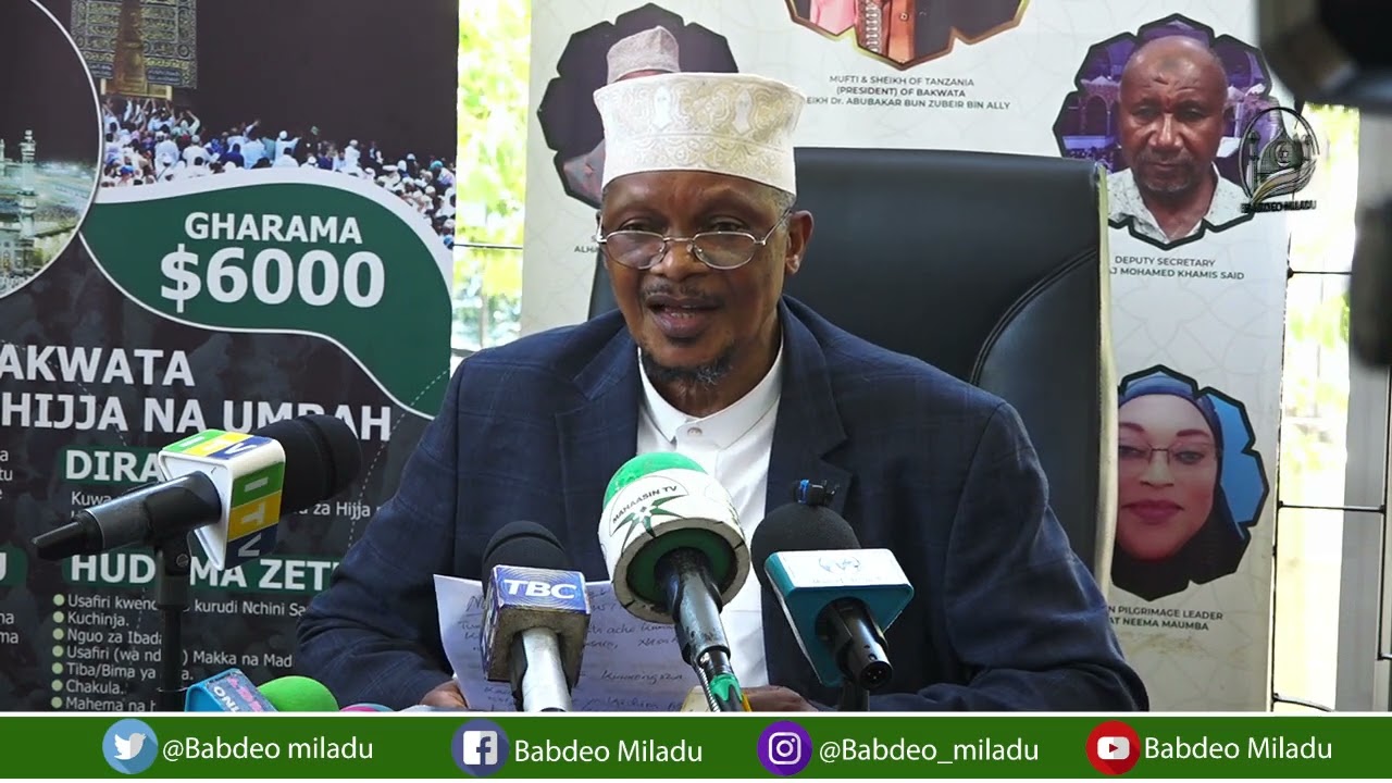 MUFTI SHEIKH ABUBAKAR ZUBER ATOA AGIZO KWA YEYOTE ATAKAEUONA MWEZI ATOE TAARIFA BAKWATA