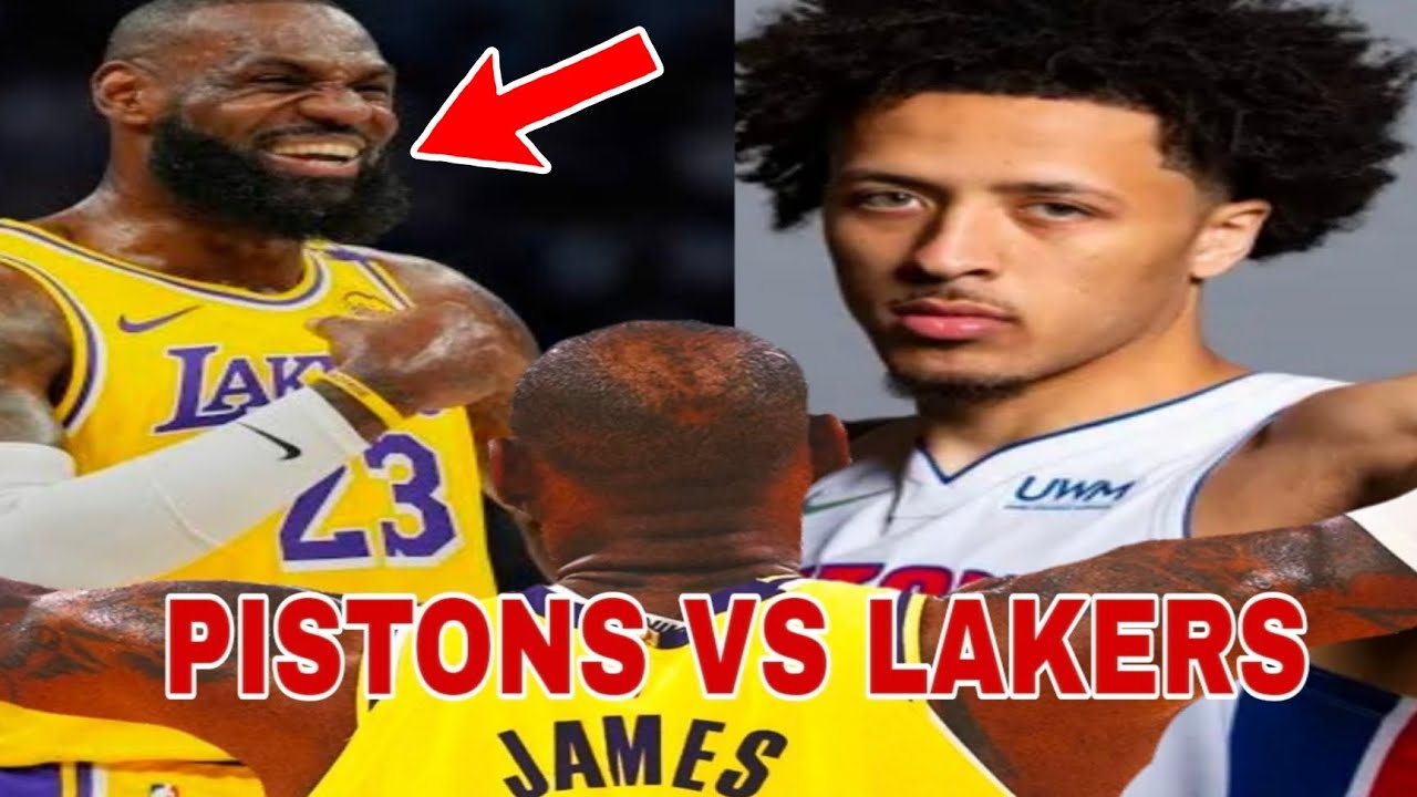 Pistons vs Lakers, Happy 41st Birthday The Goat ng NBA LeBron James. 