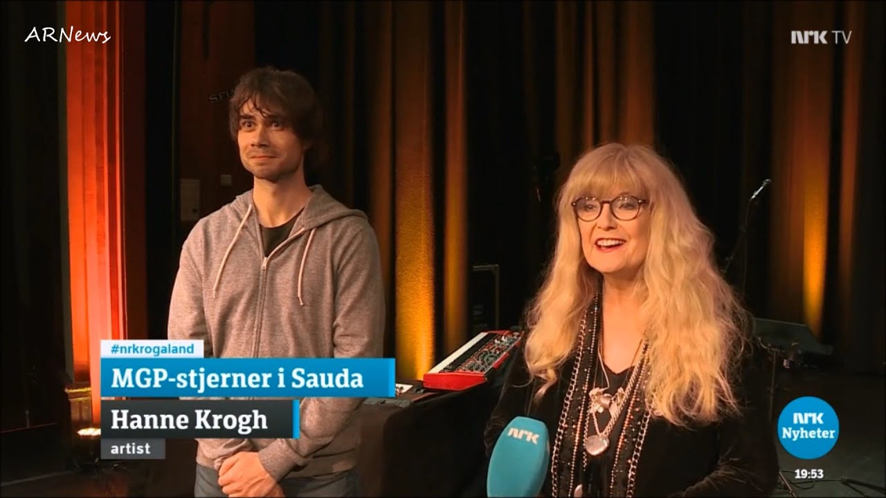 Alexander Rybak og Hanne Krogh on NRK 19.05.2021