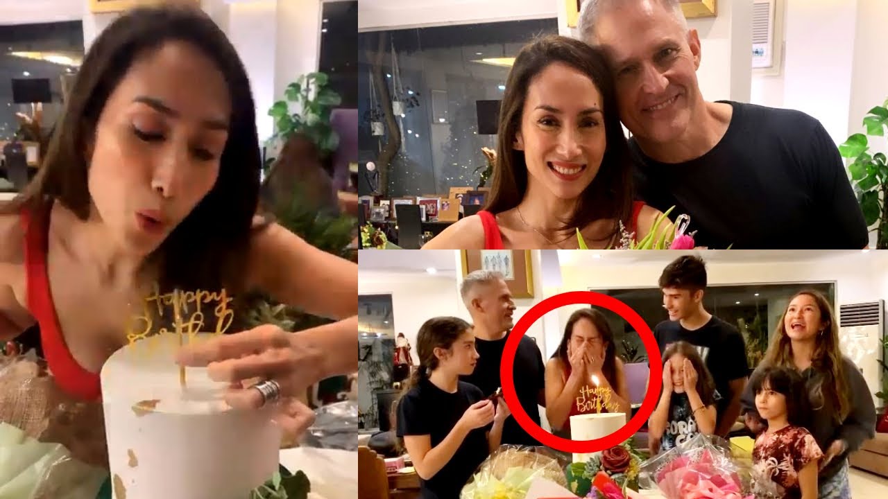 Ina Raymundo CINELEBRATE ang ika 45th BIRTHDAY na MAY KAKAIBANG WISH