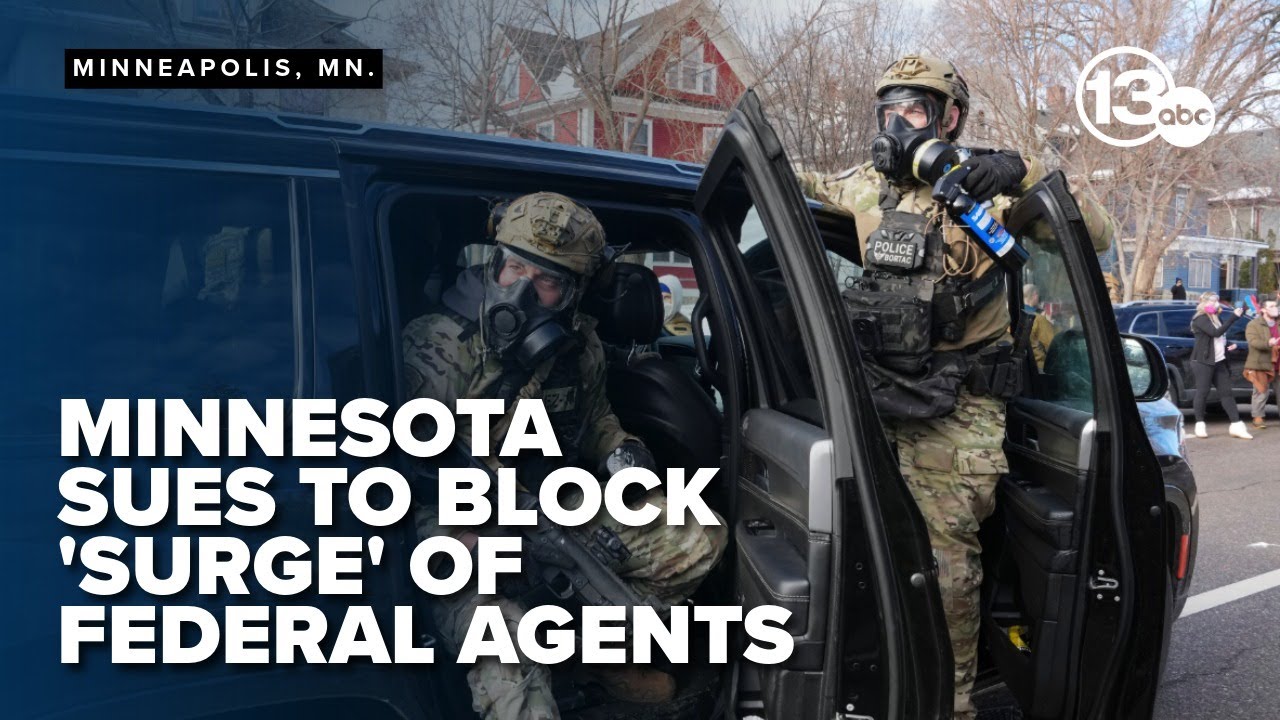 Minnesota sues to stop ICE crackdown, citing unlawful political motives