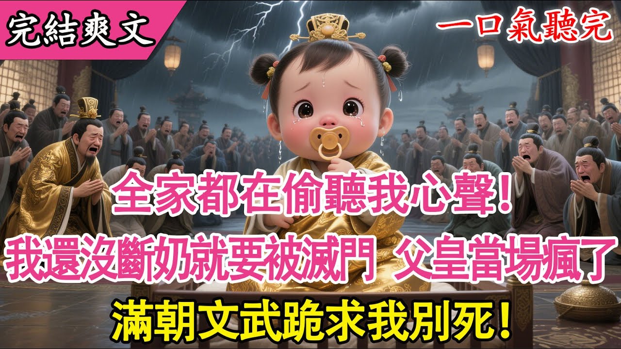 【完結小說】全家都在偷聽我心聲！我還沒斷奶就要被滅門？父皇當場瘋了，滿朝文武跪求我別死！#讀心術#奶團子#全家偷聽#滅門#團寵
