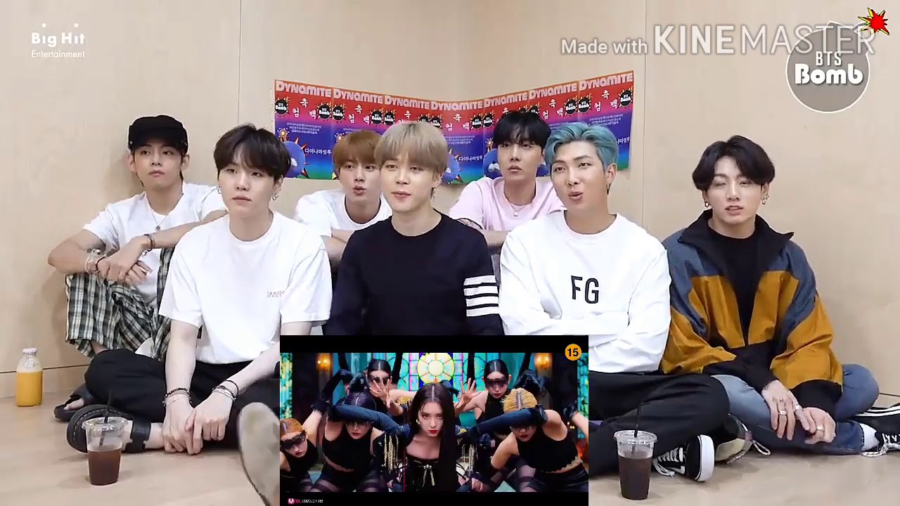 BTS Reaction to RED VELVET 