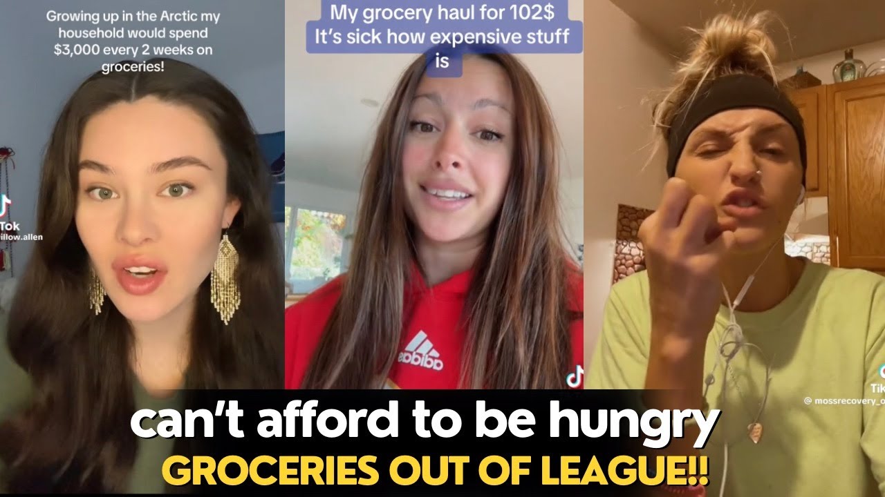 TikTok Compilation Rants On Grocery Prices Are Way Too High During Inflation Making Everyone Broke!!