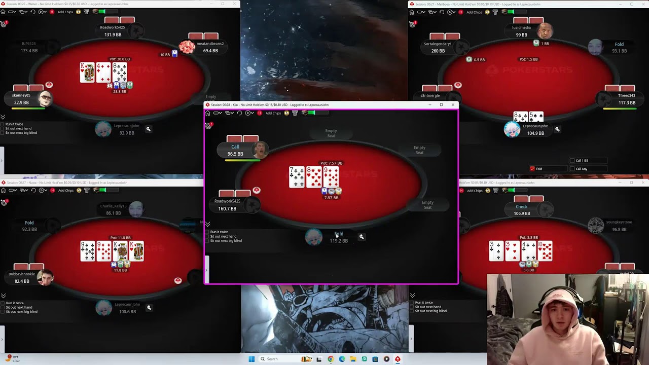 Short Poker Stream! Getting back into the Micro-Stakes grind! (.05/.10 & .15/.30)