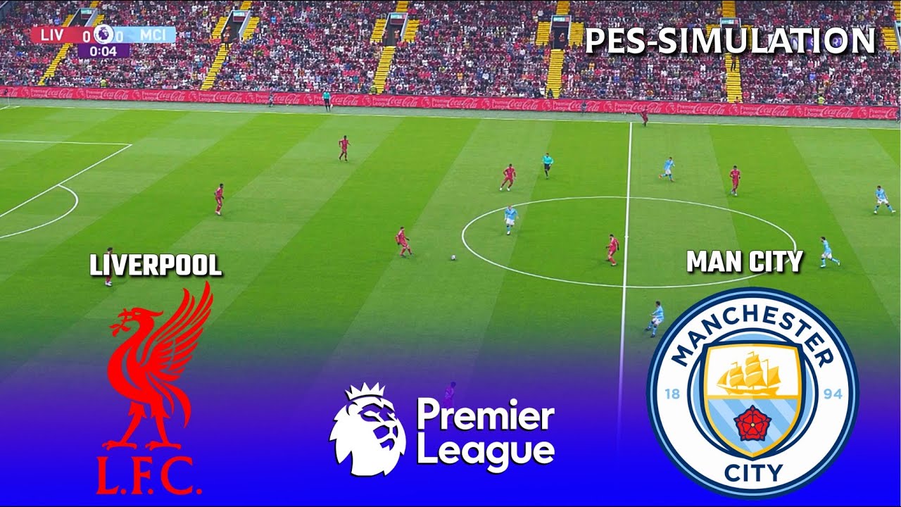 Liverpool vs Manchester City | English Premier League 2025 | PES 21 Simulation