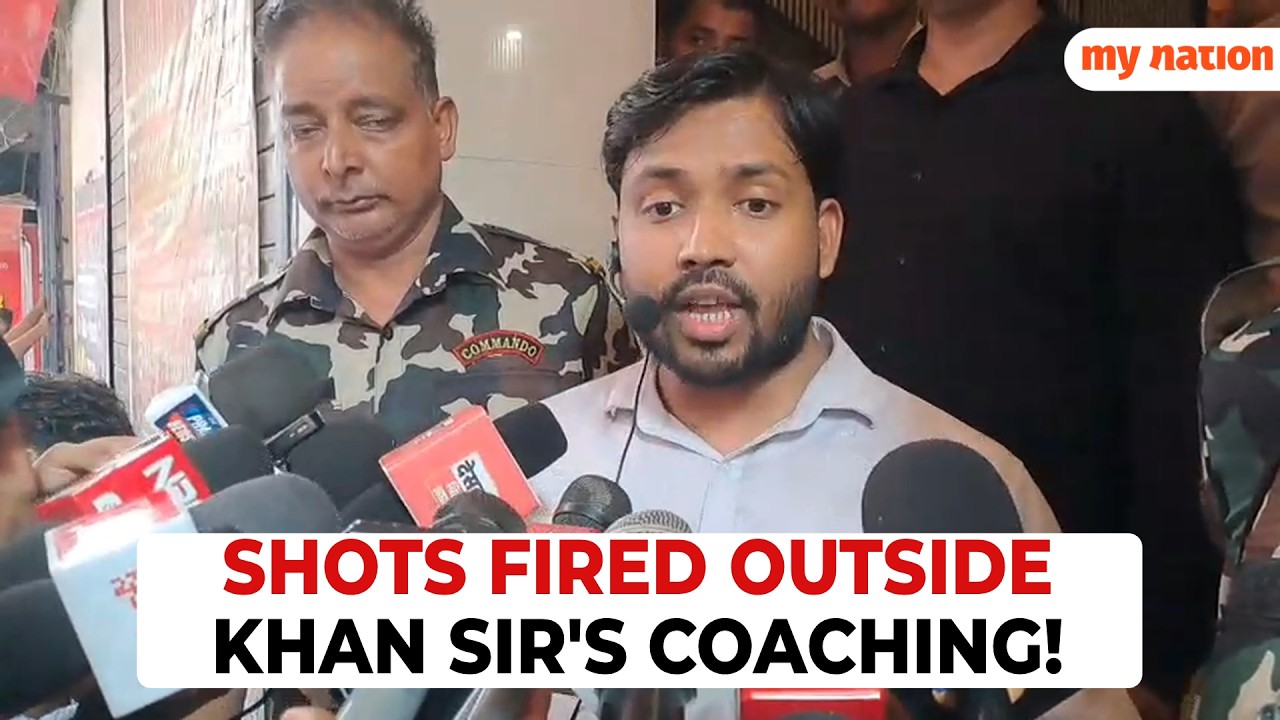 Firing Outside Khan Sir's Coaching Centre In Patna | My Nation