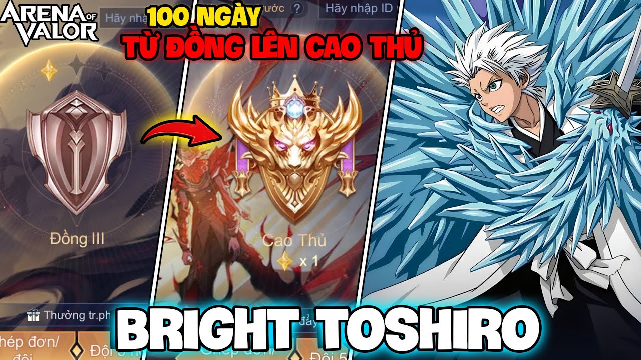 VUX TÓM TẮT 100 NGÀY BRIGHT TỪ ĐỒNG LÊN CAO THỦ LIÊN QUÂN MOBILE PART1