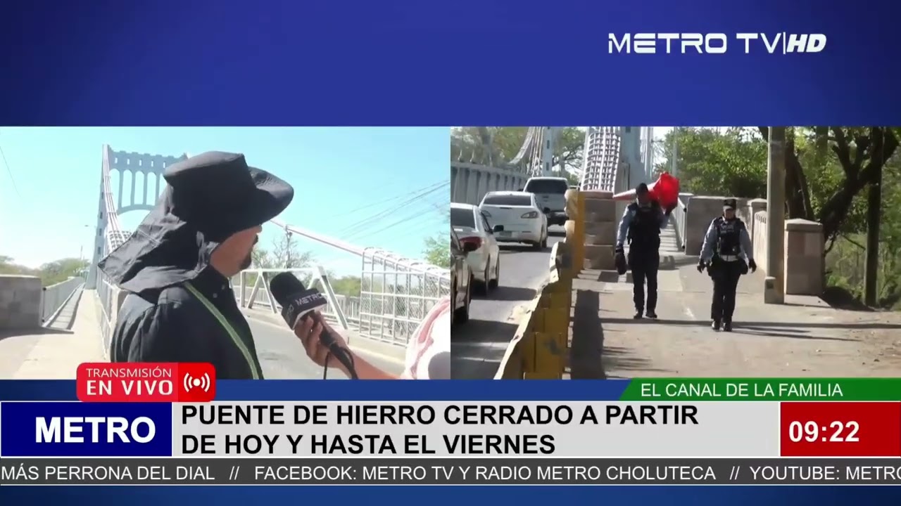 Cerrado puente Choluteca desde hoy martes hasta el viernes