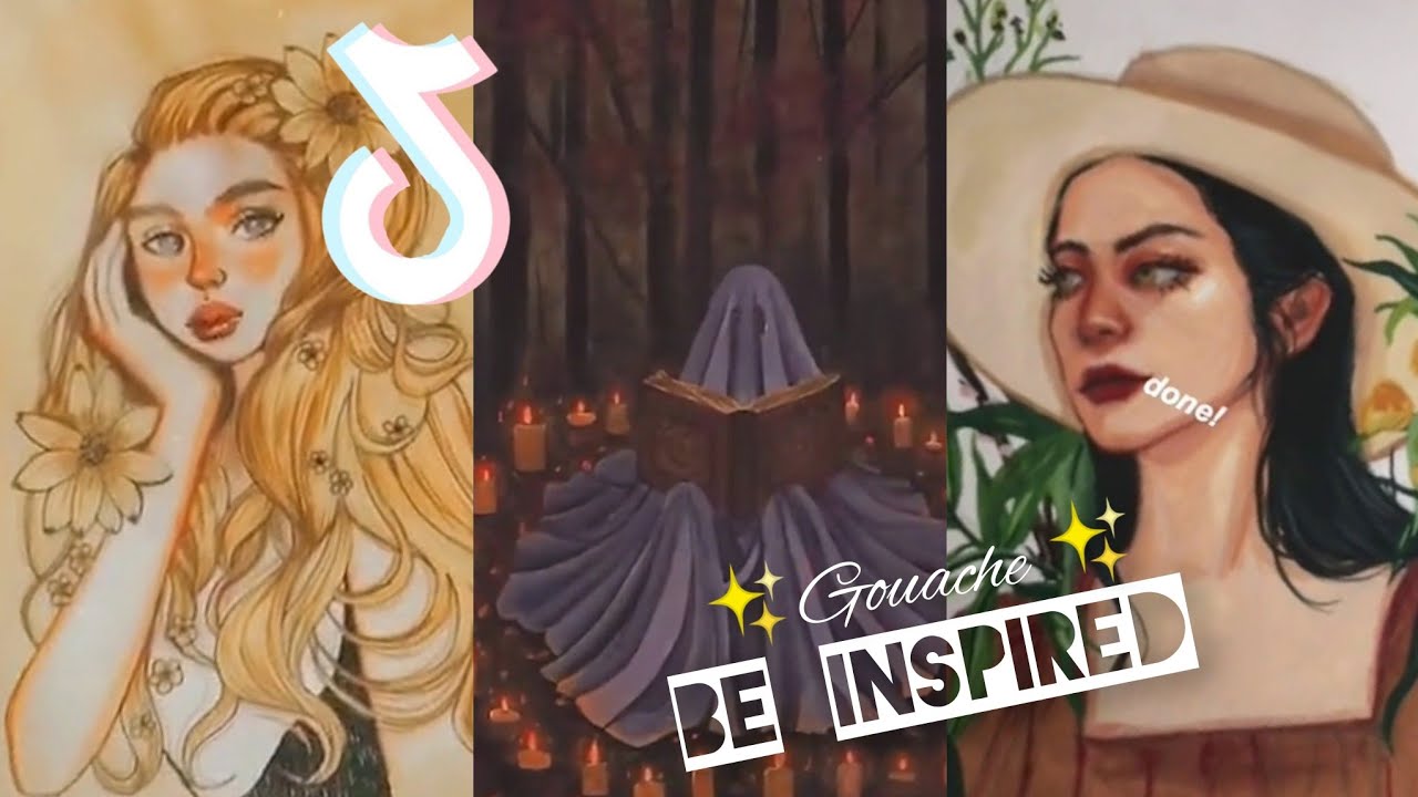 Tiktok Arts that Inspires me a lot_3/✨Be inspired✨All about Gouache 14/ Tiktok Arts Compilation # 35