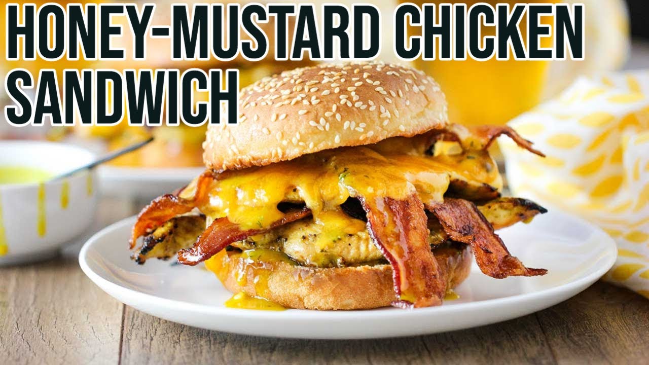 Honey-Mustard Chicken Sandwich (OFF THE CHARTS DELICIOUS!!)