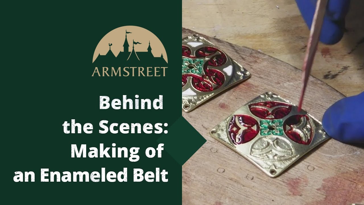 Making of a Medieval Enameled Belt