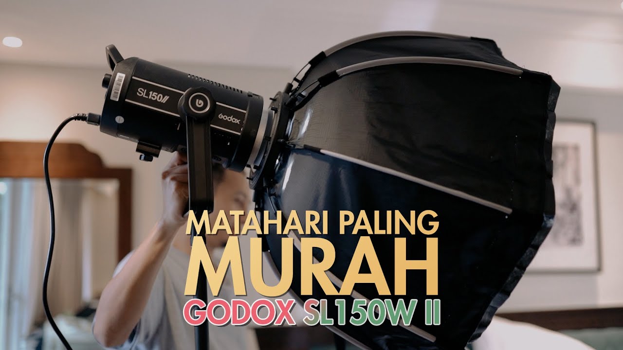 Godox SL 150W II Unboxing & First Test | Lighting Buat Video Clip Film Wedding @GODOX Global