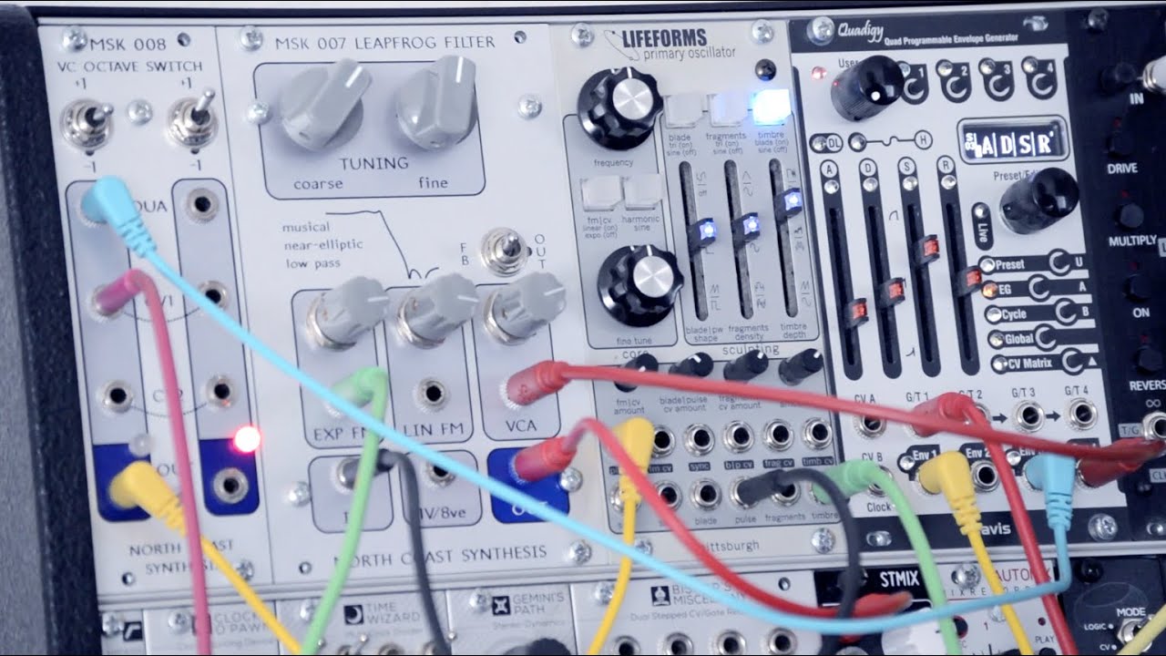 Morning Symphony with Lifeforms Primary oscillator-Pittsburgh Modular/Leapforg Filter/Quadigy-Klavis
