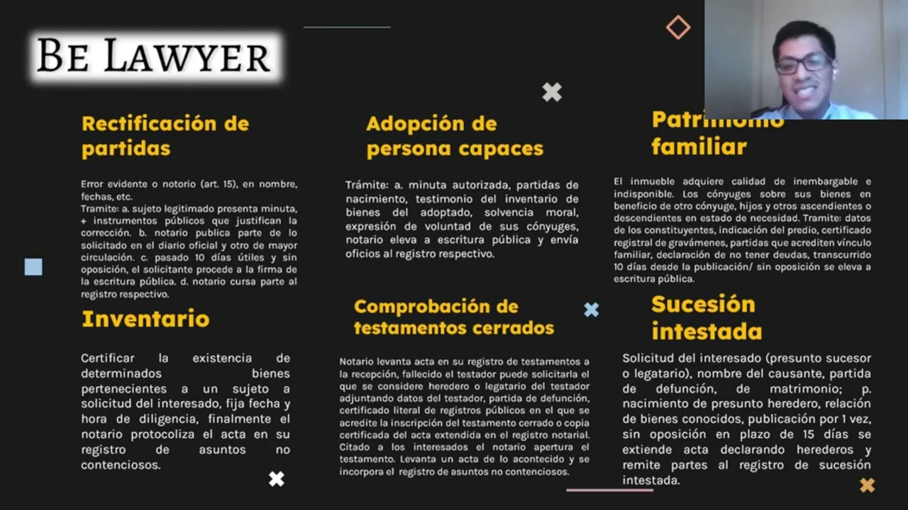 ASUNTOS NO CONTENCIOSOS DE COMPETENCIA NOTARIAL