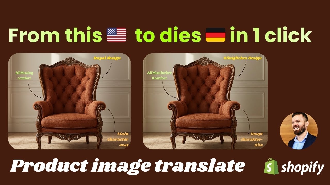 AI Translates Your Shopify Images - Keeps Font & Style Intact