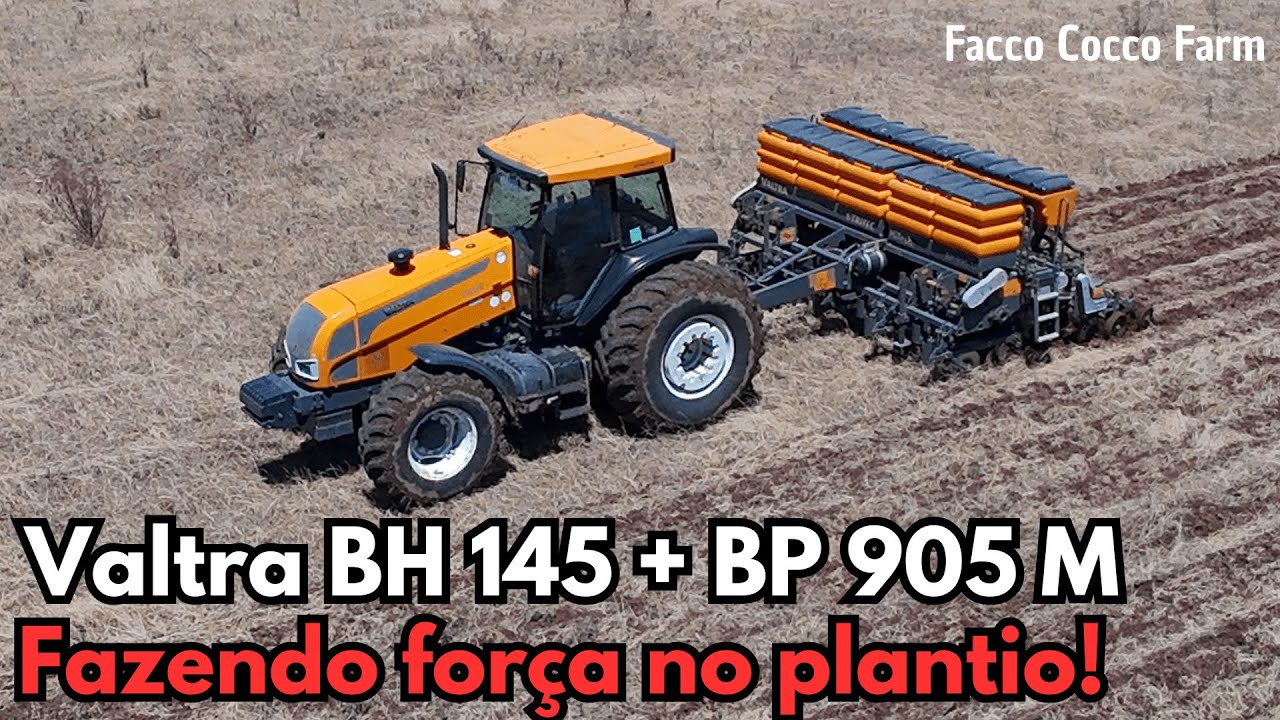 VALTRA BH 145 E BP 905 M: O PODER DA VALTRA NO PLANTIO DA SOJA