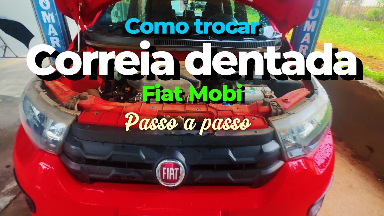Como trocar a correia dentada do Mobi / passo a passo