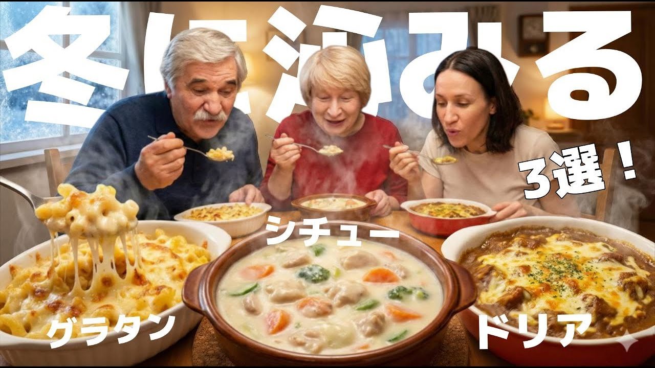 「信じられない...」日本の家庭料理3選を食べたロシア人一家のガチ反応