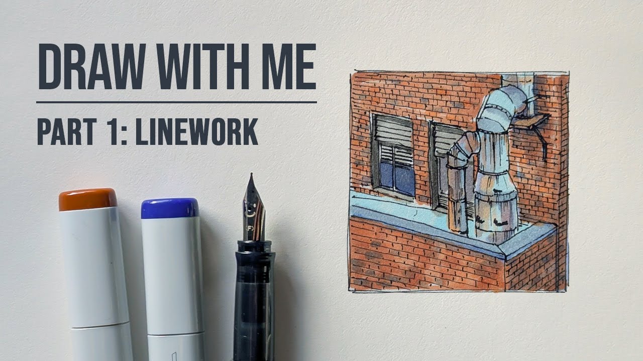 URBAN Sketching Process | TUTORIAL for BEGINNERS | FULL of Tips!