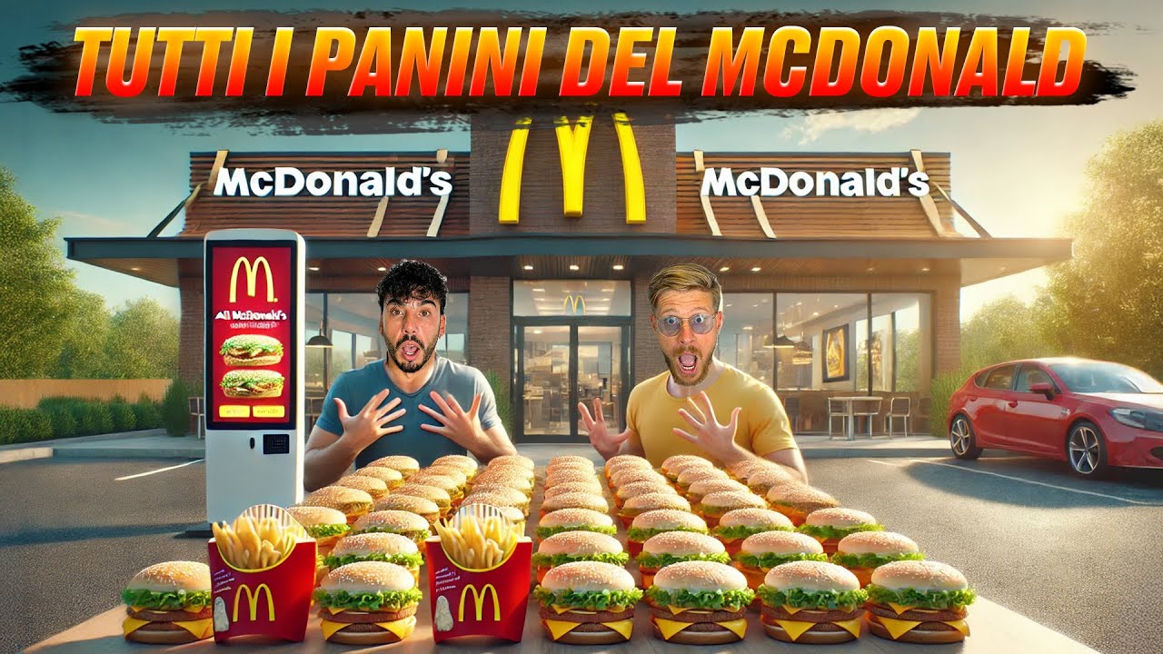 PROVIAMO TUTTI I PANINI ESISTENTI DEL MENÙ DEL MC DONALD - MAMMA MIA QUESTA VOLTA STIAMO GODENDO!