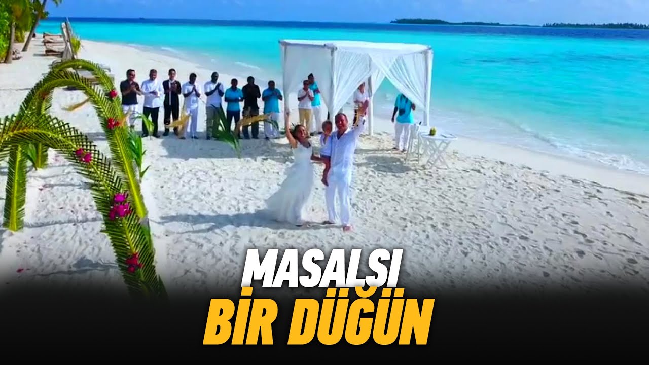 Özlem Tunca ve Yasin Esirgenç’in Maldivlerde Plaj Düğünü Yaptı - Dünyayı Geziyorum