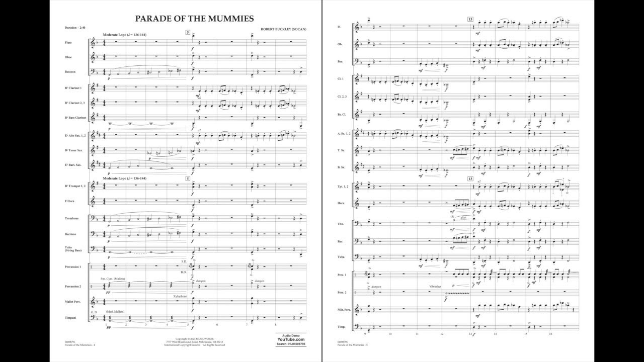 Parade of the Mummies by Robert Buckley