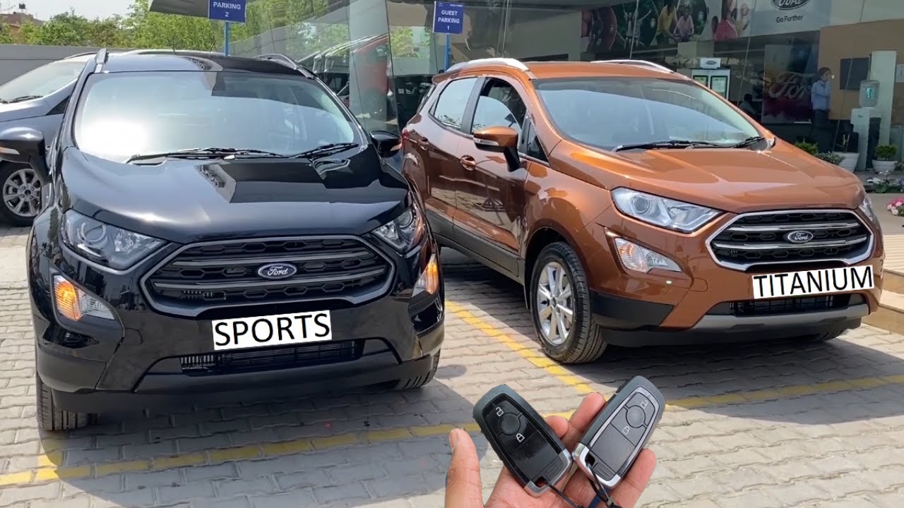 Ford Ecosport Titanium vs Sports 2021 | Diesel | Detailed Comparison in Hindi