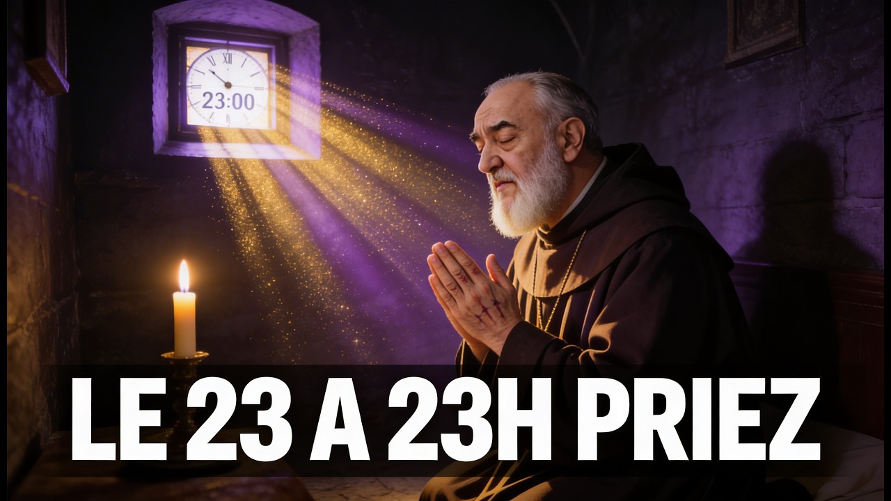 LE 23 A 23H: L'Heure ou Padre Pio Recevait Ses Graces — Faites Ce Rituel Cette Nuit