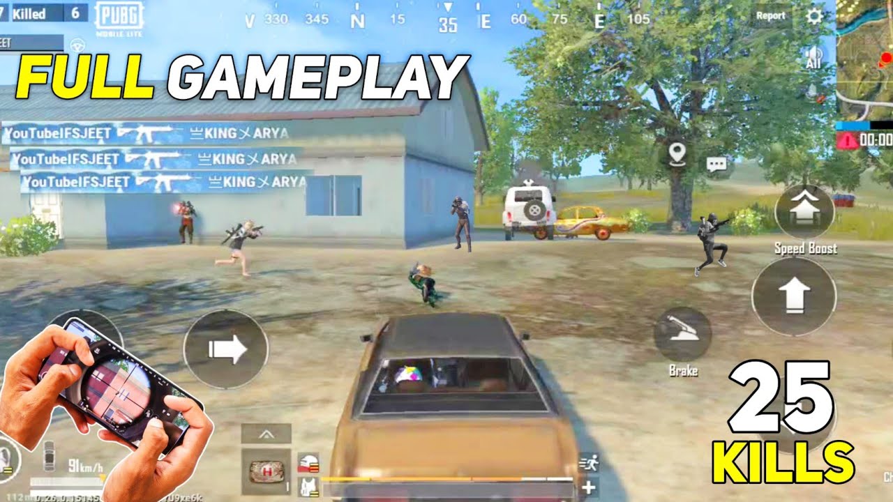 25 KILLS 🔥 PUBG LITE SOLO vs SQUAD FULL 1V4 INTENSE RUSH GAMEPLAY - PUBG LITE BGMI LITE