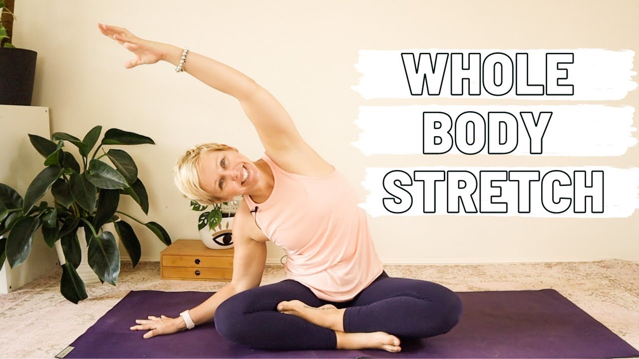 Pregnancy yoga whole body stretch