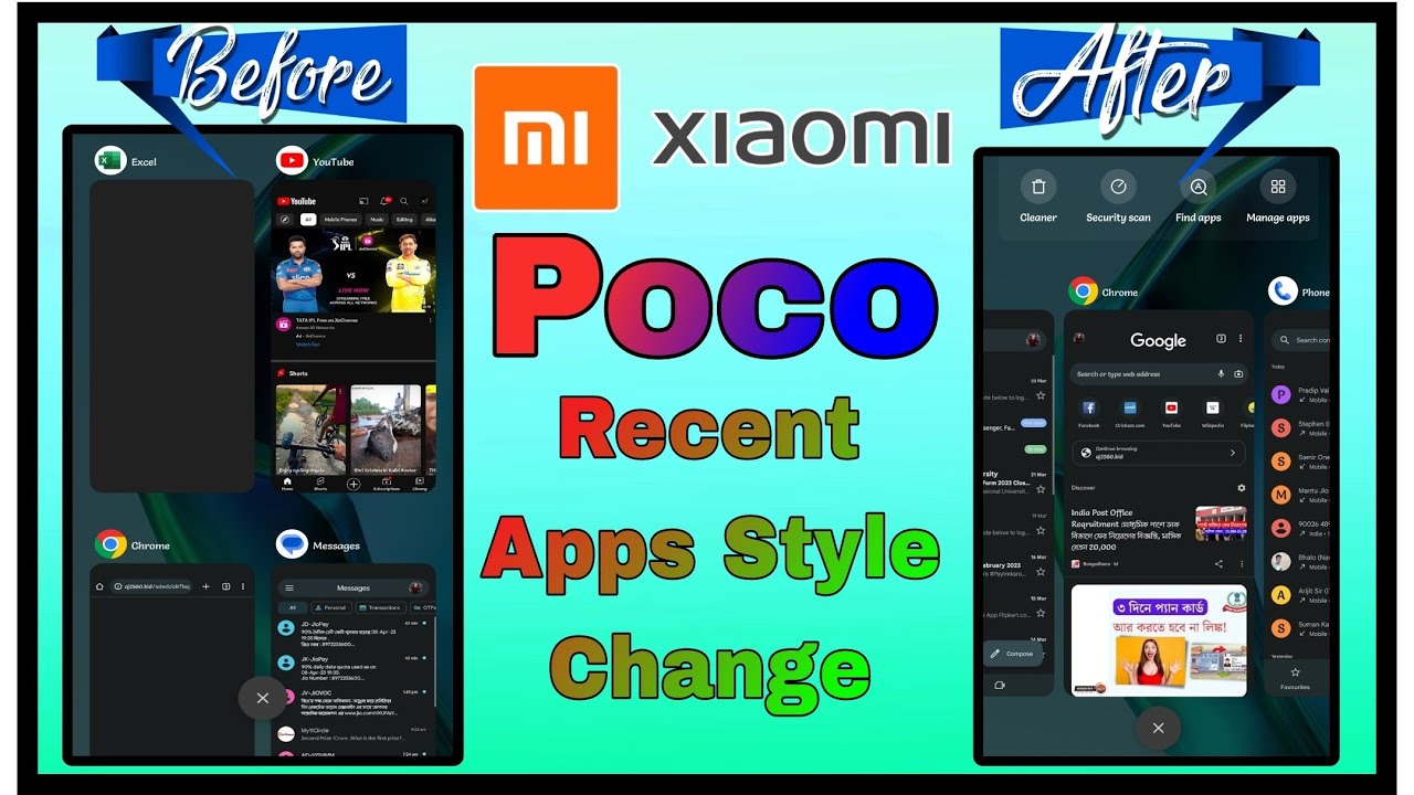 Recent Apps Style Change  Xiaomi, Poco, Redmi All Mobiles | MIUI Recent Apps Change/New Style Update