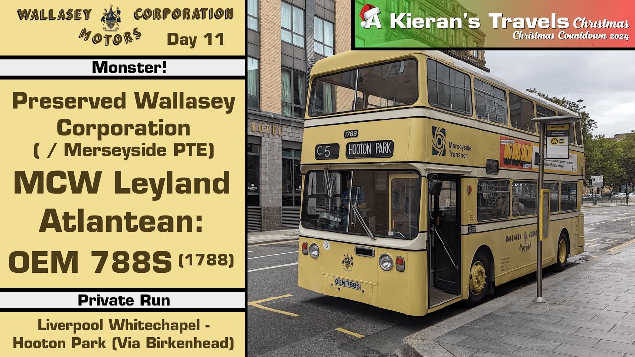 (11) Preserved Wallasey Corporation MCW Leyland Atlantean: OEM 788S