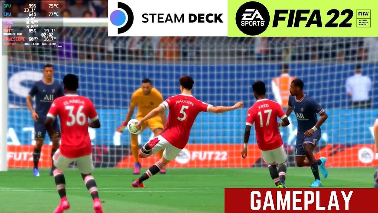 FIFA 22 on the Steam Deck - Gameplay