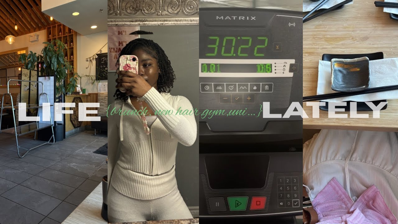 LIFE LATELY VLOG| Brunch, new hair, uni, gym….. #vlog #lifelately #youtuber #university #2026 