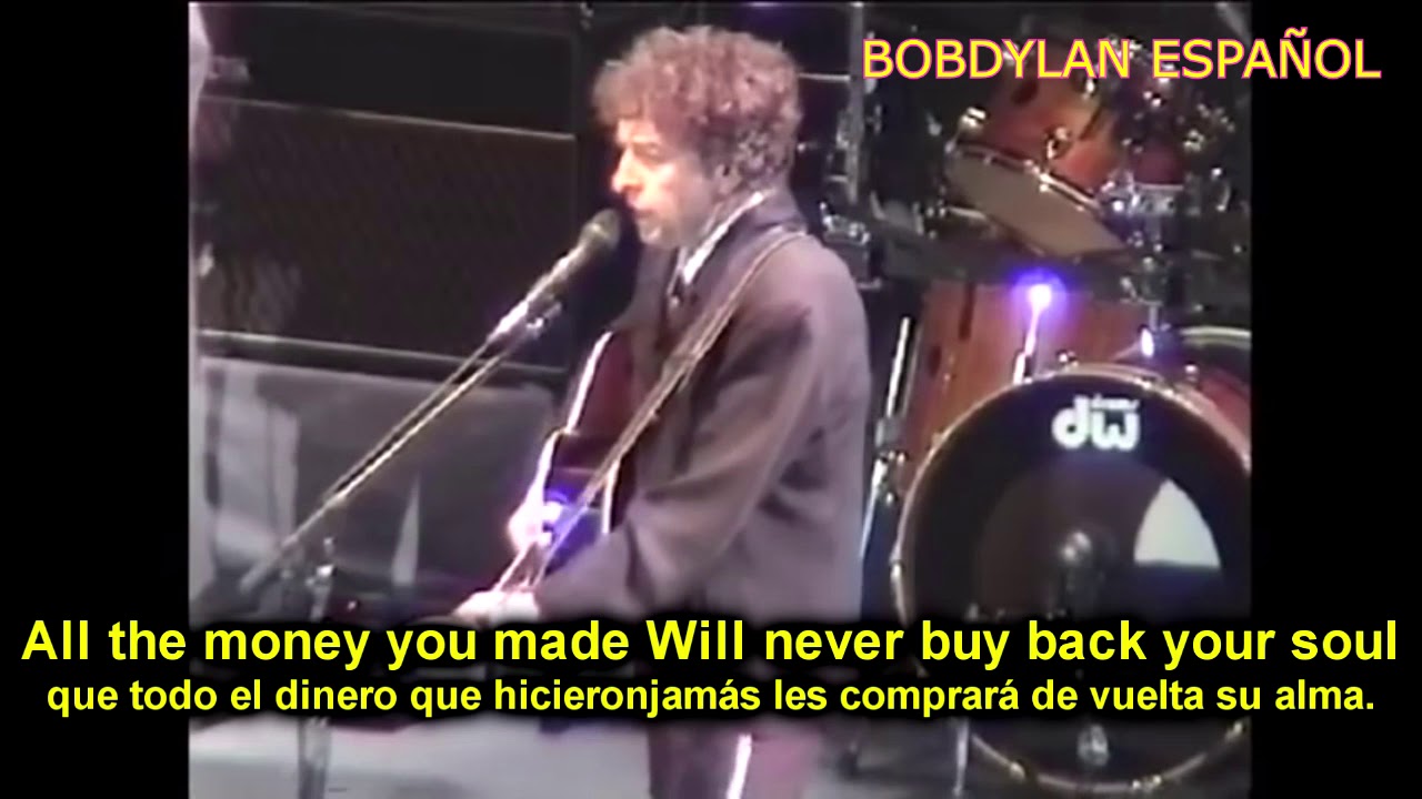 BOB DYLAN - Masters Of War {Maestros De La Guerra} LIVE - [ESPAÑOL - ENGLISH]