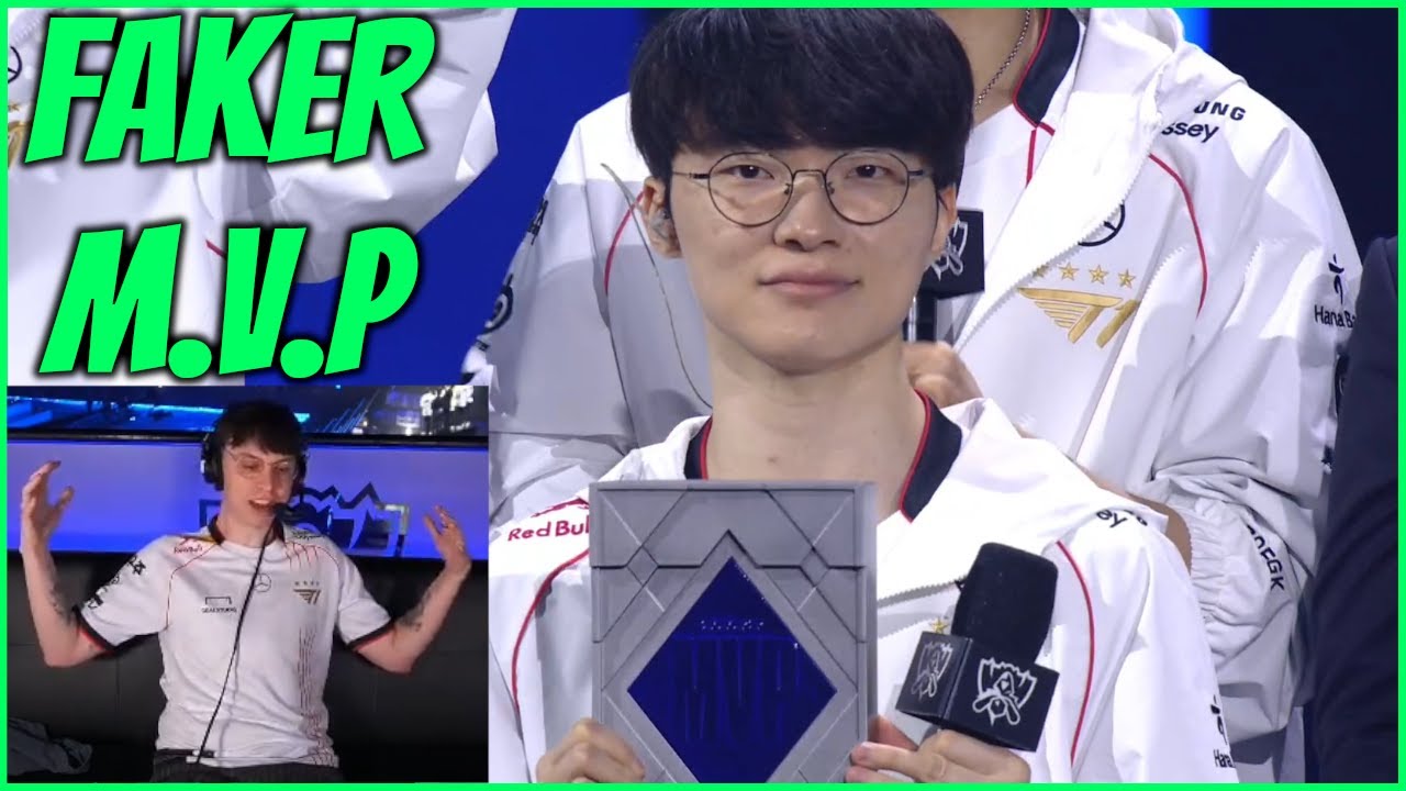Caedrel Reacts To Faker Getting Finals M.V.P