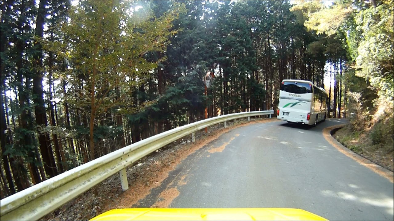 天竜スーパー林道　天竜の森／中央駐車場 から 南へ 天竜区西雲名 152号線合流あたりまで（8倍速）