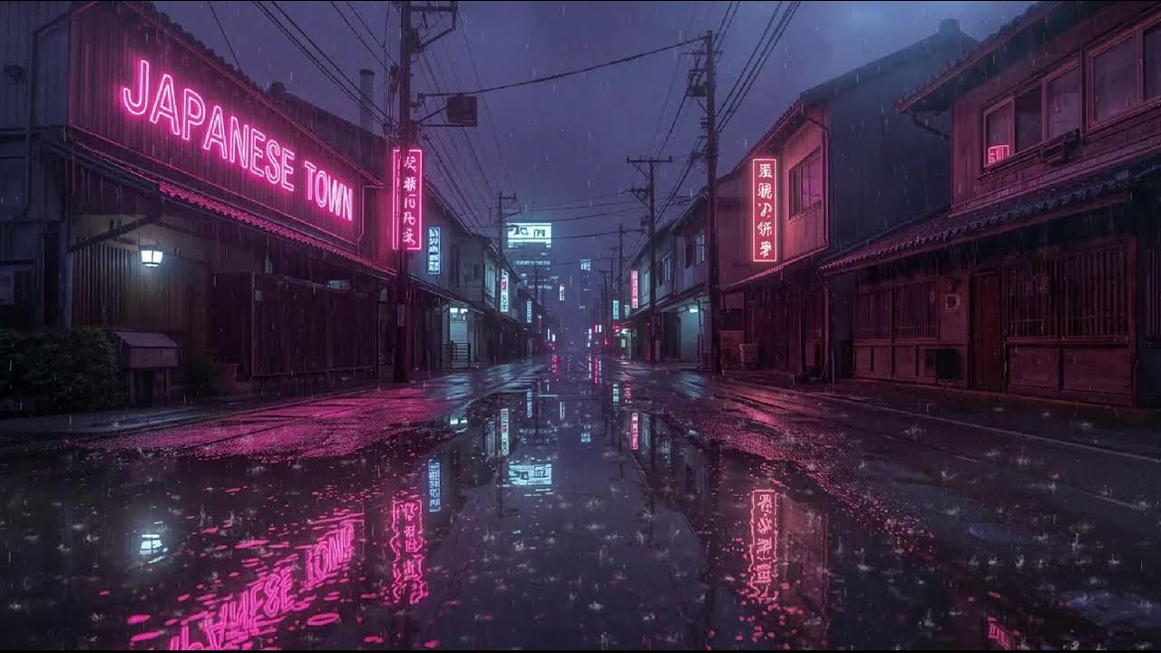 Night Rain Ambience 🌙 Lofi Beats for Focus, Relax & Quiet Moments #35