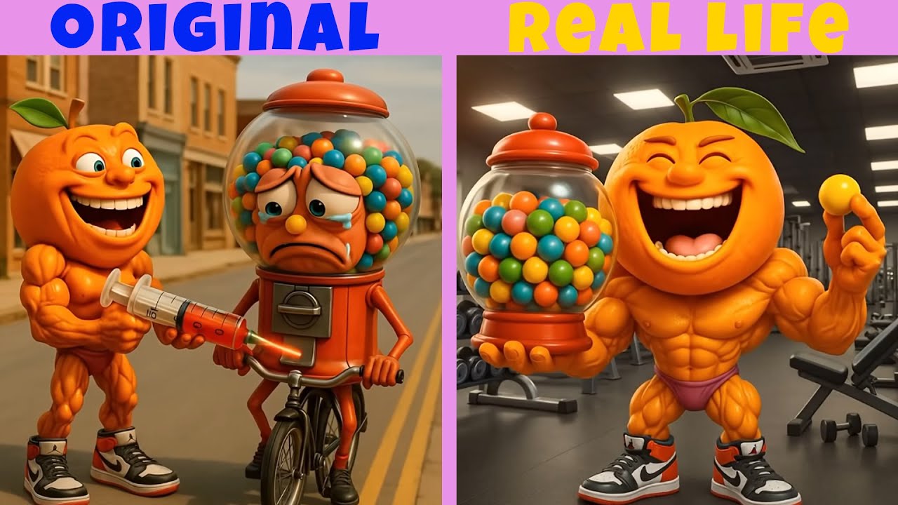 Brainrot Memes: Love Transformation | Original vs Real Life | Brainrot Animation