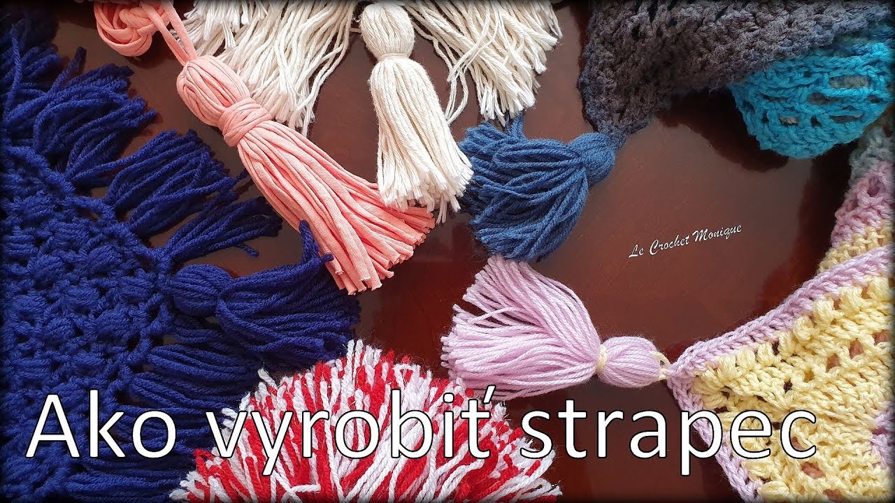 Ako vyrobiť strapec/How to make a tassel (english subtitles)