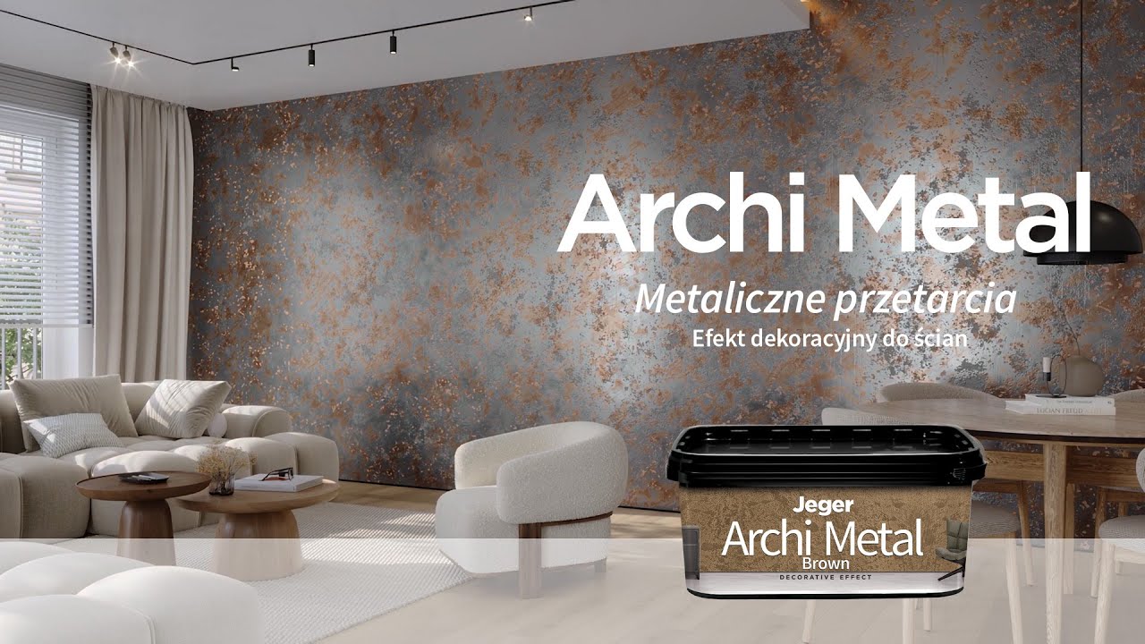 💡Film instruktażowy - Jeger Archi Metal Brown - Efekt z wżerami i metalicznymi przetarciami - DIY