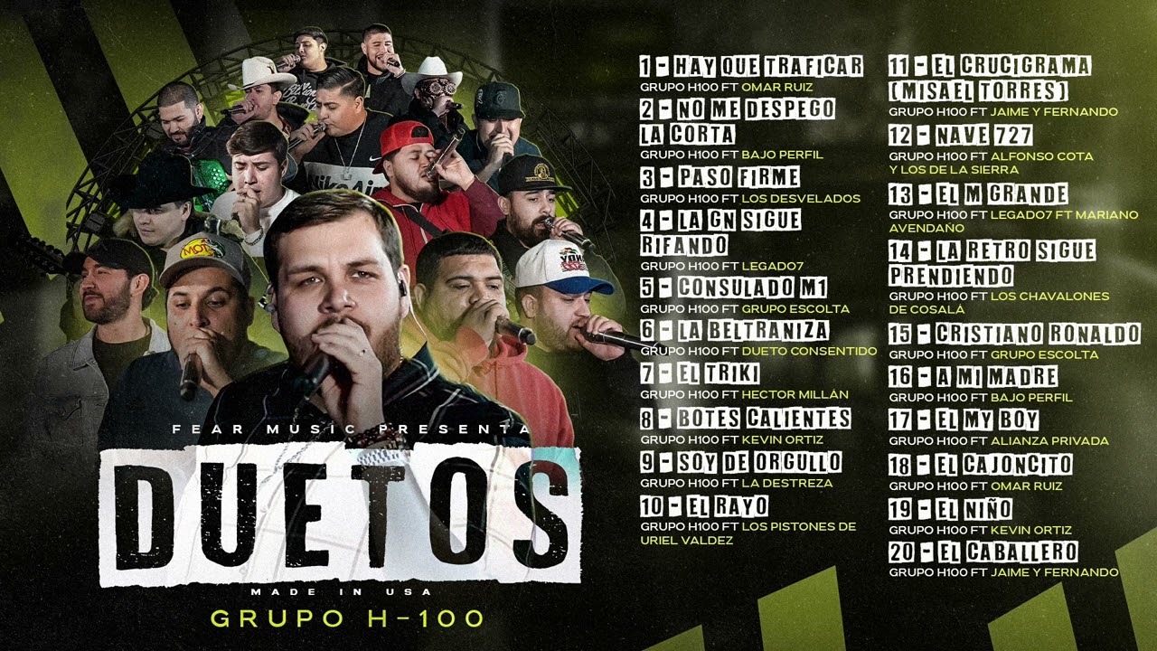 Duetos “Made In Usa” (álbum completo) Grupo H-100 “2024” [En Vivo]