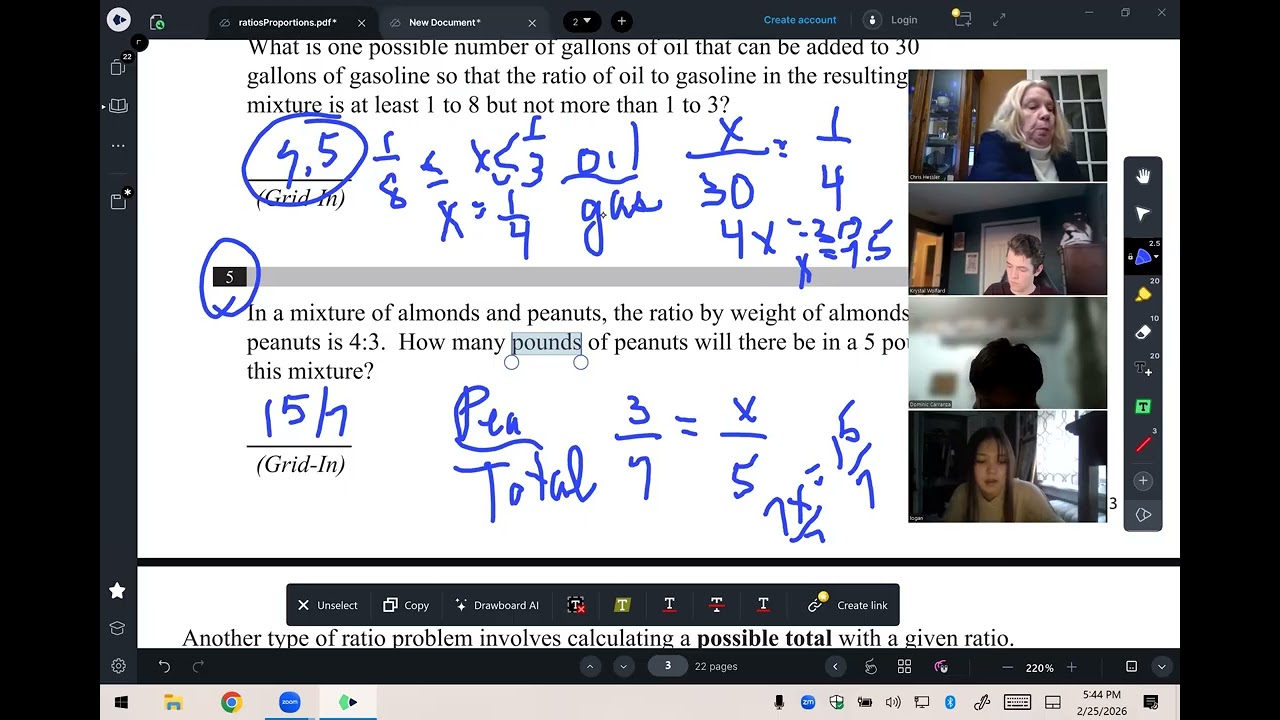 Digital SAT Math: Ratios English: Craft and Structure
