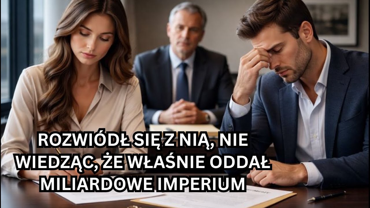 Rozwiódł się z nią, nie wiedząc, że ma firmę wartą wiele miliardów - jego rodzina ją upokorzyła...