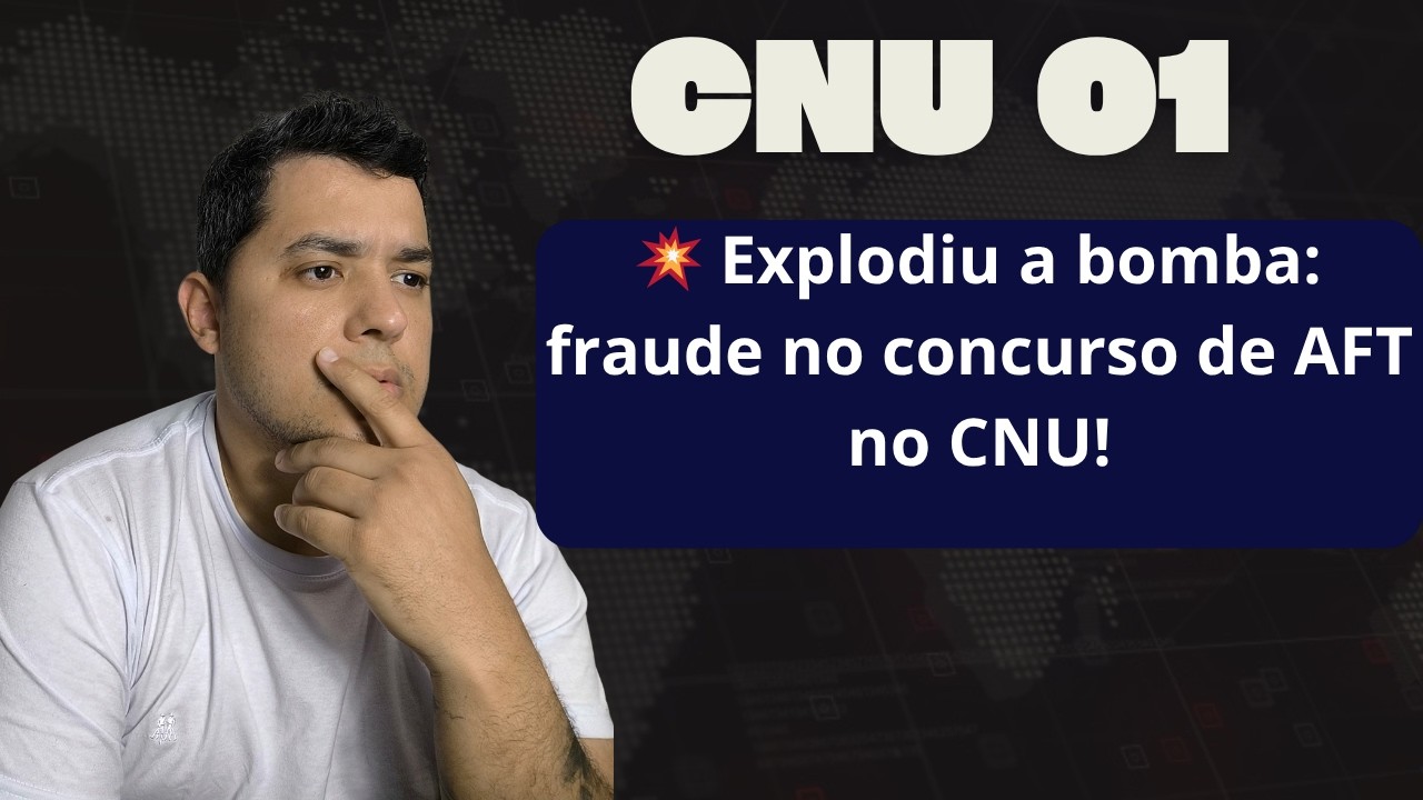 ⚠️ A farsa do CNU? Fraude no concurso de AFT revelada pela PF!