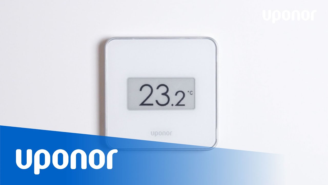 Uponor Smatrix Wave Termostat Style T-169 och Smatrix Base Termostat Style T-149 Bus
